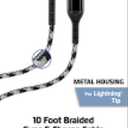 Zgear Metal Housing For Lightning Tip 10 Foot Braided Sync & Charge Cable