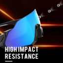 1.6MM Polarized Replacement Lenses & Rubber Kits for Oakley Si M Frame 2.0 Sunglasses