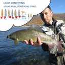 2 x Fishing Advent Calendar 2025, 24-Day Fishing Lure Set Advent Calendar for Adults, 24 Days of Christmas Countdown Calendar for Fisher Men