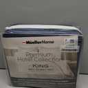 Mueller Ultratemp King Size Sheets Set, Super Soft 1800, 6 Piece, Deep Pocket up to 16" Cooling Sheets King Size, Transfers Heat, Breathes Better, Hypoallergenic, Wrinkle, Navy