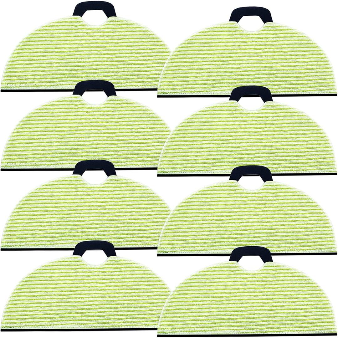 8 Pack RV2610WA Vacuum Mop Replacement Pads for Shark RV2610WA AV2610WA RV2620WD AV2620WD RV2610WD RV2610WD RV2610WFUS RV2410WD AI Ultra 2- in-1 Robot Vacuum Cleaner