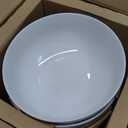 DOWAN 39 OZ Soup Bowls Set of 4 - Large Cereal Bowls, White Ceramic Big and Deep Ramen Bowls for Noodle, Pasta, Salad, Mixed Fruit - Dishwasher & Microwave Safe