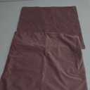 Set of 2 Comfortable Throw Pillow Cover for Bedding, Decorative Accent Cushion Sham Case for Couch Sofa, Soft Solid Velvet with Zipper Hidden - 18"x18", Mauve Pink