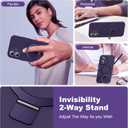 Designed for iPhone 12 Case with Magnetic Invisible Stand Compatible with MagSafe Military-Grade Protection Shockproof Silicone iPhone 12 Phone Cases for Women Men 6.1'' 2020,Purple, Mother Gift