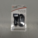ALLIED Dual Port USB Car Charger with Lighting cable for iPhone iPad iPo