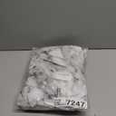 Walrus Round Vinyl Fitted Tablecloth with Flannel Backing Elastic Edge Design Table Cover Waterproof Oil-Proof PVC Table Cloth Stain-Resistant Best for 37"-44" Round (Marble)