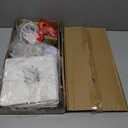 Paper Floor Lamp, Japanese Floor Lamp with Rice Paper Lamp Shade, Corner Paper Lantern Floor Lamp for Bedroom, Office, Living Room Whit No Bulb (Square 2 Pack)