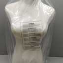 Female Mannequin Torso, 53"-73" Height Adjustable Dress Form Mannequin for Women with Golden Metal Stand,for Sewing and Display Beige