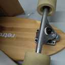 Retrospec Zed Pintail & Cruiser Longboard Adult Skateboard - 44in Bamboo & Canadian Maple Deck with ABEC-7 Bearings, 70mm PU Wheels for Commuting & Carving (Mojave Stripes)