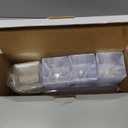 HOMIP 60Pack 4oz Plastic Dessert Cups with Lids and Spoons, Mini Plastic Parfait Cups for Parties, Clear Square Cups for Appetizer Cake Ice-cream