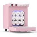 Towel Warmer 5L-Pink, 2-in-1 Professional Mini Small Hot Towel Warmer for Spa, Facial Towel Cabinet for Solo Estheticians, Small Salons & Home Spa (Fits 10-15 Towels)
