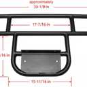 Front Bumper Guard Golf Cart Brush Fits for 1981 and Up Electric Club Car DS Models