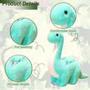 Dinosaur Stuffed Animal Toys,Dino Plush Figure Toys Small Dino Pterosaur Plush Toys with Big Dinosaur Egg Cute Plush Doll Soft Stuffed Animal Gift for Boys Girls Baby Kids Toddlers (9.8in)