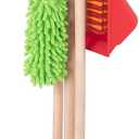 Battat Kids Cleaning Set Cleaning Toys for Toddlers, Children Pretend Play Kit Broom, Mop, Brush, Dustpan, Duster Sweep n' Clean 2+ Years