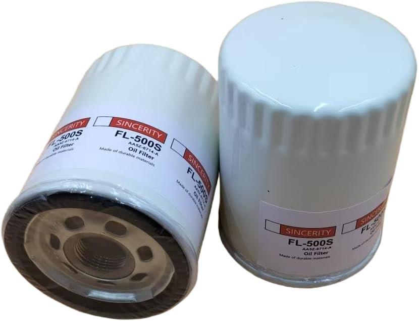 Sincerity (2PCS) FL500S Oil Filter Compatible with Ford Mustang,F-150,Explorer,Edge, Expedition, Flex,Fusion,Taurus,Transit, Replaces FL-500S, AA5Z-6714-A (AA5Z6714A), 57502.