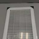 Fits 8x12 and 12x8 Duct Opening | Return Air Floor Grille by Handua | Walkable Vent Cover Grill for Floor | White | Heavy Duty Fixed Blades | Outer Dimensions: 9.75"W X 13.75"H