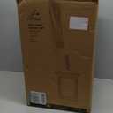 Classic Outdoor Hanging Lantern  Weather-Resistant, Stylish, Matte Black Finish, Clear Seeded Glass and Functional, Extra Large Size