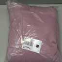 Gnveub Women's Casual Winter Warm Fleece Sherpa Lined Hooded Sweatshirt Thick Pullover Plus with Pockets (Large, Purple)