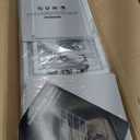 DUMOS Dresser for Bedroom, Storage Organizer with 9 Drawers, Chest of Drawers with Fabric Bins, Sturdy Metal Frame, Wood Tabletop for Guest Room, Closet, Entryway, White