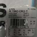 adidas Women's Tiro Colorblock Cropped Tee, White/Light Aqua, X-Large