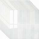 Novabright 10 Sheet White Peel and Stick Backsplash Tile 12 x 12 in Rectangle Subway Self Adhesive Wall Tiles for Kitchen Wall Bathroom Countertops