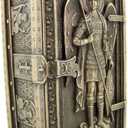 Archangel Saint St Michael Cold Cast Bronze Rosary Relic or Keepsake Case Framed Trinket Box