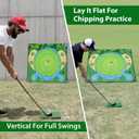 70"x70" Golf Chipping Game Practice Portable Training Game for Indoor & Outdoor Use, Improve Short Game Accuracy for Adults, Juniors & Beginners, 70"x70" Golf Chipping Game