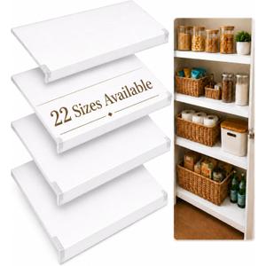Wire Shelf Covers for Pantry Wire Rack Covers for Shelves 34" Wx16 D-4PCS