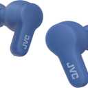 JVC HA-Z77T-A Gumy True Wireless Headphones with Soft Elastomer Earplugs, 3 Sound Modes, Bluetooth 5.3, 24 Hours Battery Life, iPX4 Splash Protection, (Blueberry Blue)