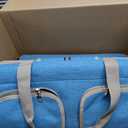 Large Cat Carrier for 2 Cats, 21.7x 13.8x 13.8in Pet Carrier for Cat and Dog Up to 38lbs, All-Sided Mesh Cat Carrier with Great Ventilation, Portable Soft Sided Pet Carrier for Traveling(Blue)