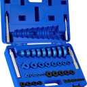 Orion Motor Tech Bearing Press Kit, 43pc Bearing Race and Seal Driver Set, Seal Installer Kit with 23 Metric & 16 SAE Adapters, Bushing Driver Set with 4 Handles for Bearing Installation