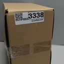 SEANADO Trash Bag Dispenser Roll Holder, 2 Compartment Wall Mount Acrylic Kitchen Double Side Loaded Organizer Storage Box Holder for Garbage and Grocery Bags (10.4 x 5.5 x 11inches)