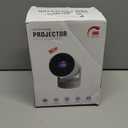 Mini Projector, Projector with Wifi and Bluetooth Built-in Battery 4K Portable Projector for Outdoor Bedroom, Smart Projectors 1080P Compatible with iphone/TV Stick/HDMI/Laptop