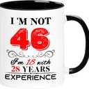 1979 46th Birthday Mug for Women Men, Turning 46 Year Old Birthday Gifts for Mom, Dad, Grandma, Grandpa, Wife, Husband, Daughter, Sister, Best Friends, Coworkers, Her, Him, 11oz Coffee Cup