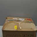 Furologee White Nightstand with Fabric Drawer, Small Side Table for Small Spaces, 2 Tiers Storage Shelves End Table, Night Stand for Living Room, Bedroom, Dorm (1)