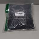 Black Waterproof Stretch Tablecloth for Square Table 30"x30", Wipeable Table Covers for Indoor Outdoor Events Holidays Decor