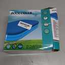 Inflatable Pool Cover for 120in x 72in Rectangle Swimming Pool, Rectangular Pool Covers, Built-in Elastic Dustproof Rainproof Foldable Above Ground Pool Cover (Blue, 120in x 72in)