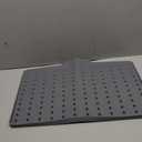 Silicone Dish Drying Mat for Kitchen Counter, Dish Drainer Mat, Non-Slip Drying Pad with Built-in Drain, Kitchen Drying Matt For Counter(18.9" x 11.8", Gray)