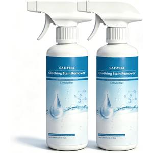 Stain Remover Spray Clothing Cleaner, Pre-Wash Laundry Emulsifier, Fabric Spot Stain Cleaner for Vintage & Thrift Garments (Rose-02)