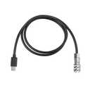 BMPCC 4K 6KPro to Type-C USB-C Power Coiled Cable Compatible with Blackmagic Pocket Cinema Camera Weipu 2 Pin SF610-S Female Connector with Power Indicator Light (39")