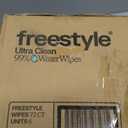 Freestyle Soft Jumbo Baby Wipes, Hypoallergenic and Unscented, Water-Based Wet Wipes for Babies, Finely Suited for Sensitive Skin, Thick & Oversized, Pack of 6, 72 Wipes Per Pack