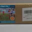 Gaga Ball Pit for Kids, Portable Gagaball Court 15ft Equipped with Carry Bag, 2 Gaga Balls, Wind Ropes and Ground Spikes for Sport Games and Indoor & Outdoor Activities