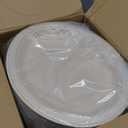 100% Compostable Oval Paper Plates 12 Inch, 125-Pack Large Heavy Duty Paper Plates Bulk,Biodegradable Bagasse,Eco-Friendly Disposable Dinner Plate for BBQ,Picnic,Party (BPI Certified,Microwaveable) (Natural)