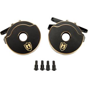 MEUS RACING Brass Steering Knuckles for for Vanquish H10 Optic Sparco Yokohama RTR 1/10 RC Crawler Upgrades Parts, L-124grams/R-128grams