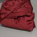 10x10ft Wrinkle Free Burgundy Backdrop Curtain for Parties Soft Fabric Drapes Wedding Curtain Backdrop for Birthday Party Decorations Background for Photography 5x10ft, 2 Panels