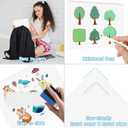 6 Pack Small White Board Dry Erase Classroom Pack Boards 9" x12 Personal Whiteboards for Students Teachers School Supplies Lapboards Mini Whiteboard Erasers Included Colors pens