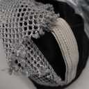 Veious Drawstring Backpack for Kids Sports Gym Bag with Shoes Compartment, Water Resistant Beach Swim Bag String Backpack for Boys and Girls, Black