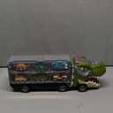 JOYIN 13 in 1 Dinosaur Toys for Kids 3-5, Dinosaur Truck with 12 Pull Back Cars, Birthday Gifts Toys for 3 4 5+ Year Old Boy, Transport Carrier Truck for Toddlers, Easter Kids Gifts