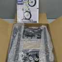 Sttoraboks Vertical Bike Stand, Freestanding Bike Rack Garage Storage Upright Bicycle Floor Stand Indoor Bike Holder with Adjustable Height for Garage & Apartment - For Wheels Sizes Up To 29 (1 Pack)