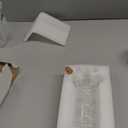 Olive Oil and Vinegar Dispenser Cruet Bottles, 2 in 1 Transparent Dual Glass for Kitchen Cooking Container (2.5 Ounces)